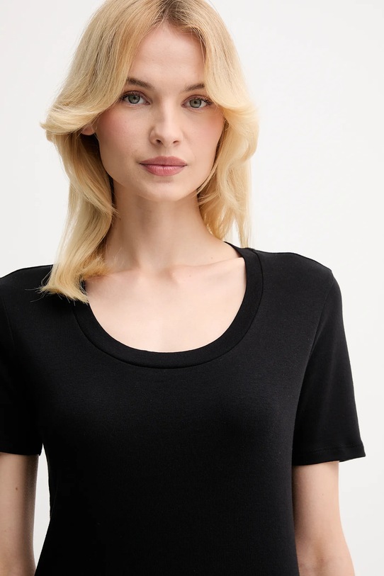 United Colors of Benetton t-shirt bawełniany czarny 3GA2D1066