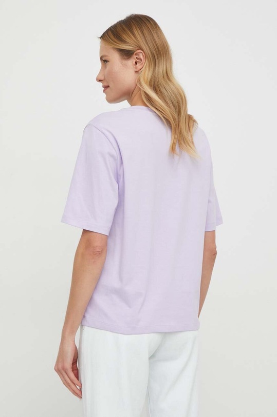 Odzież United Colors of Benetton t-shirt bawełniany 3BL0D1064 fioletowy