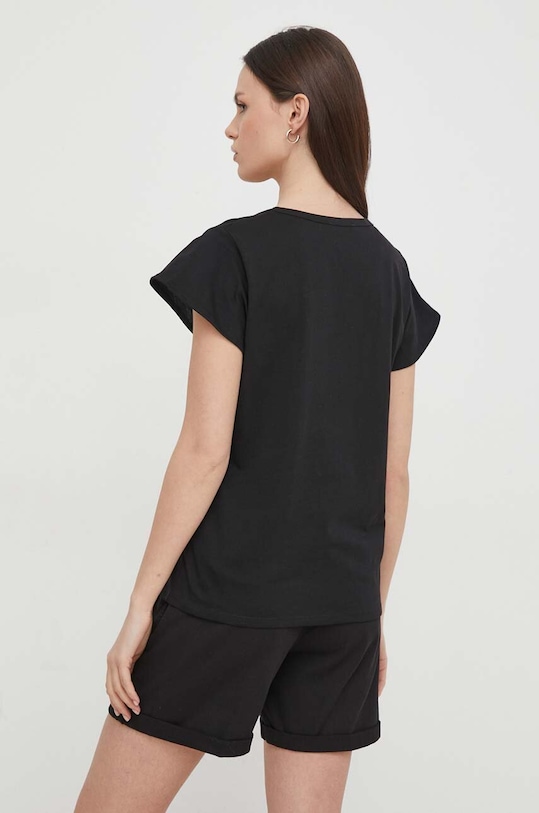 Odzież United Colors of Benetton t-shirt bawełniany 3096DV01B czarny