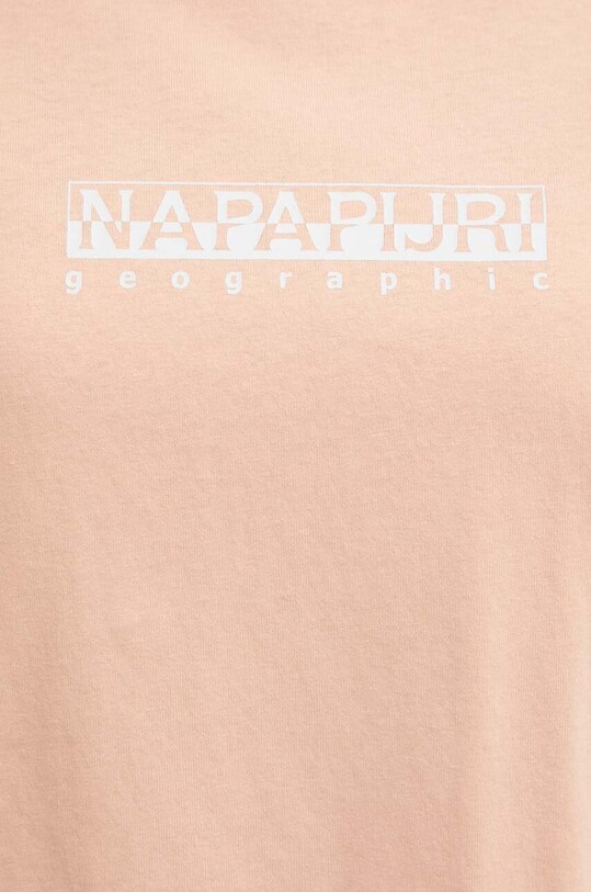 Napapijri tricou din bumbac S-Box NP0A4HX3P1I1 portocaliu