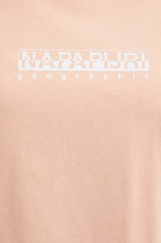 Napapijri t-shirt bawełniany S-Box NP0A4HX3P1I1 pomarańczowy