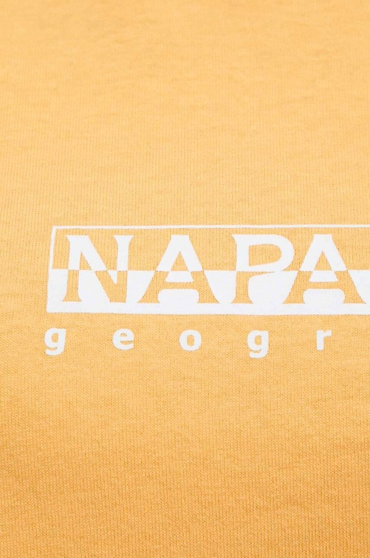 Napapijri tricou din bumbac NP0A4GDDY1J1 galben