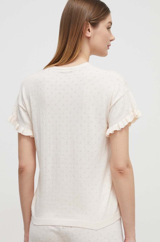 Odjeća Homewear majica kratkih rukava United Colors of Benetton 10C13M01O bež