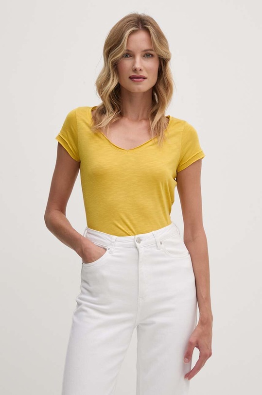 Sisley tricou galben 3TNHL4007