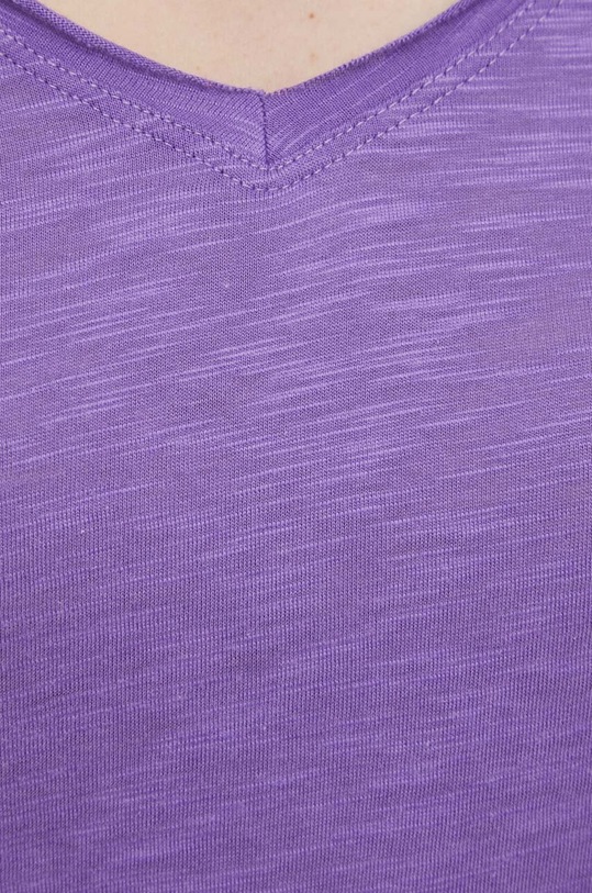 Μπλουζάκι Sisley 3TNHL4007 μωβ