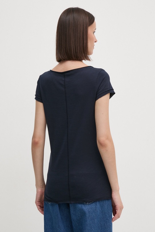 Ρούχα Μπλουζάκι Sisley 3TNHL4007 σκούρο μπλε