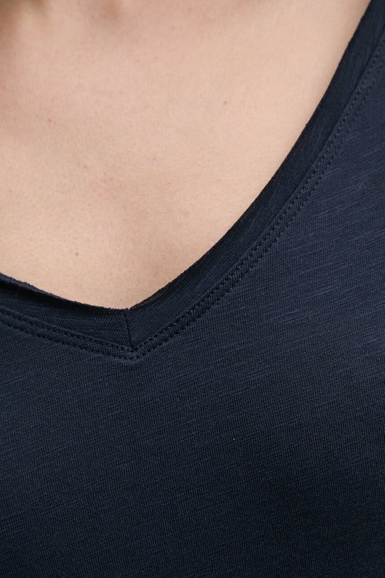 Μπλουζάκι Sisley 3TNHL4007 σκούρο μπλε