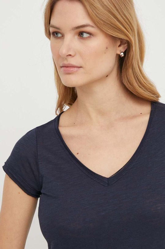 Μπλουζάκι Sisley 3TNHL4007 σκούρο μπλε SS25