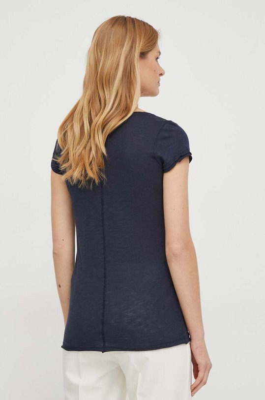 Ρούχα Μπλουζάκι Sisley 3TNHL4007 σκούρο μπλε