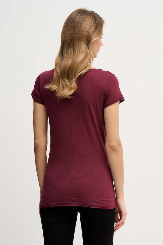 Odjeća Majica kratkih rukava Sisley 3TNHL4007 bordo