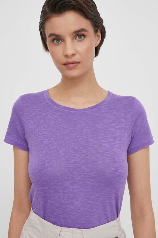 Sisley t-shirt violetto 3TNHL11A2