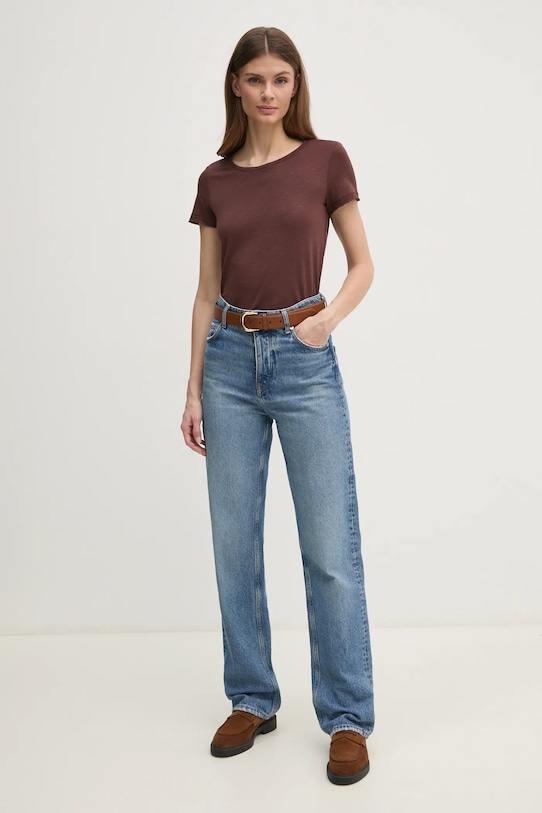 Футболка Sisley 3TNHL11A2 коричневый SS25