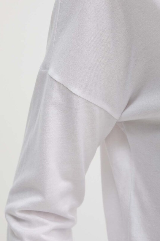 Tričko s dlhým rukávom Sisley 3QU4L12EE biela