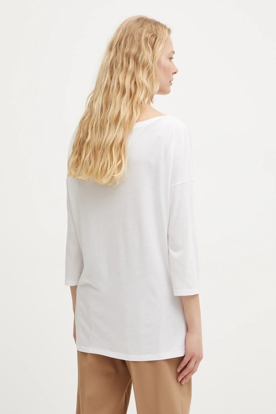 Odzież Sisley longsleeve 3QU4L12EE biały