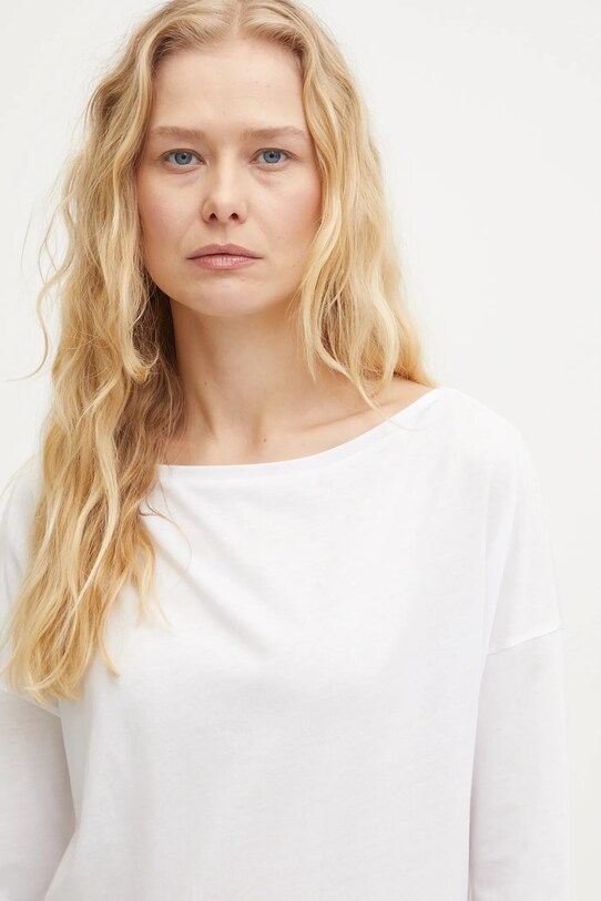 Sisley longsleeve biały 3QU4L12EE