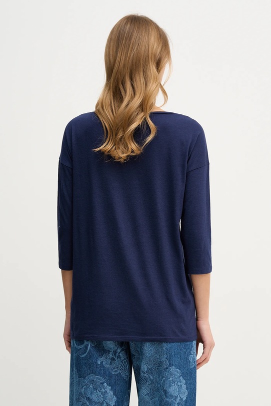 Ρούχα Μακρυμάνικο Sisley 3QU4L12EE σκούρο μπλε