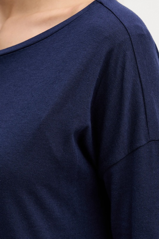 Μακρυμάνικο Sisley 3QU4L12EE σκούρο μπλε