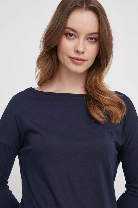 Sisley longsleeve granatowy 3QU4L12EE