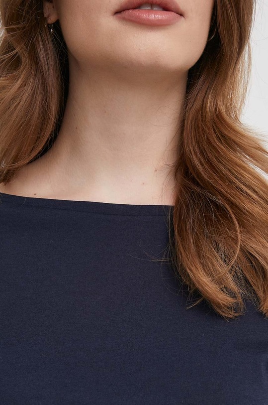 Sisley longsleeve 3QU4L12EE granatowy