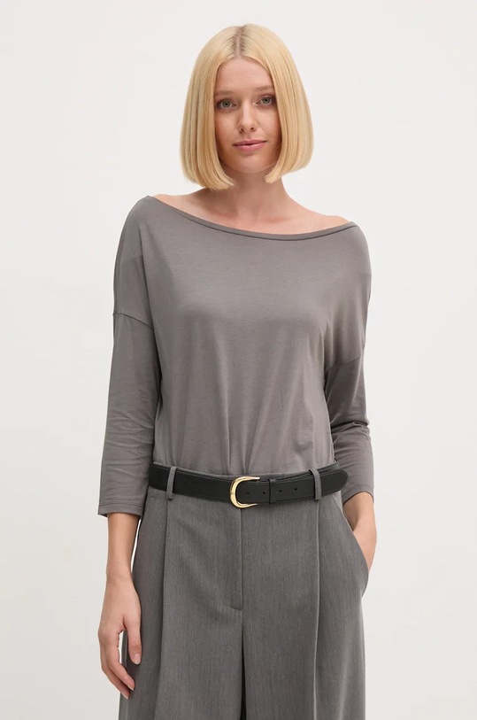 Sisley longsleeve uni gri 3QU4L12EE