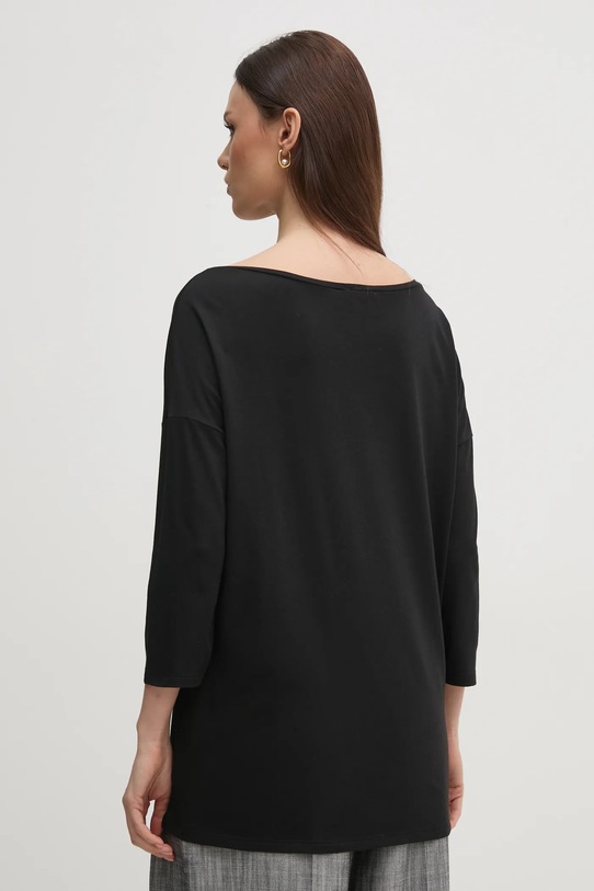 Abbigliamento Sisley camicia a maniche lunghe 3QU4L12EE nero