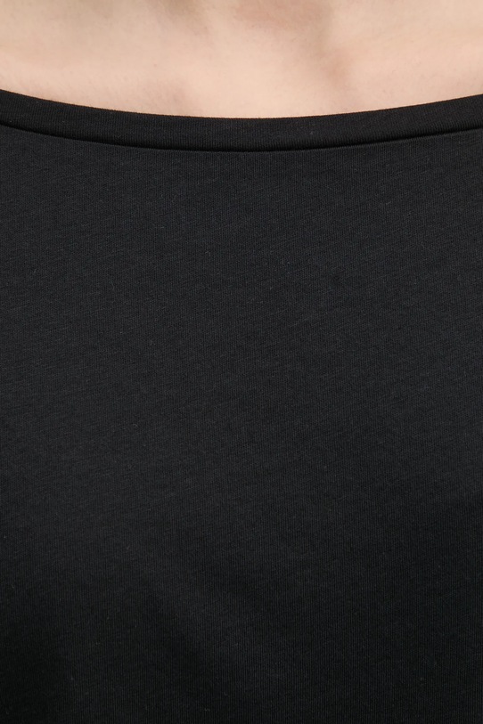 Sisley camicia a maniche lunghe 3QU4L12EE nero