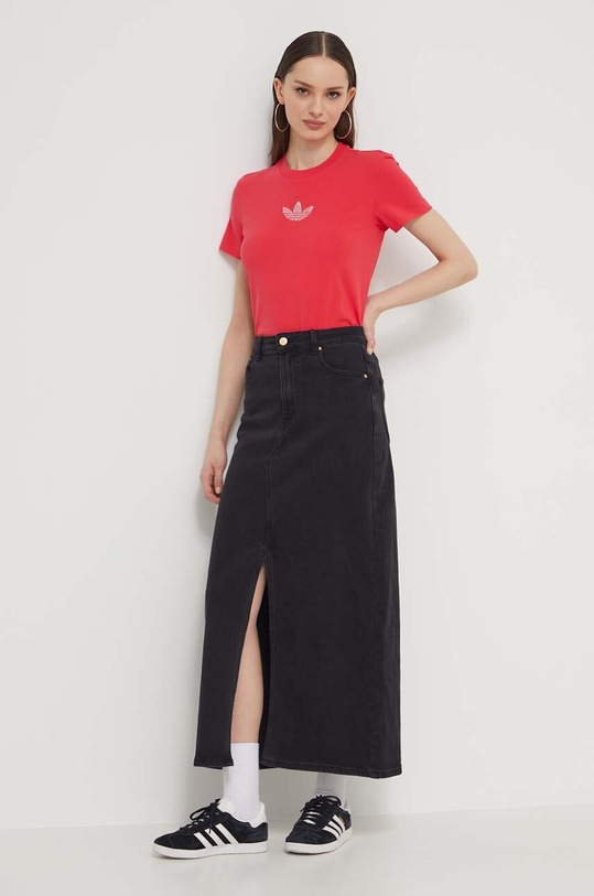 adidas Originals tricou IS4596 rosu SS24