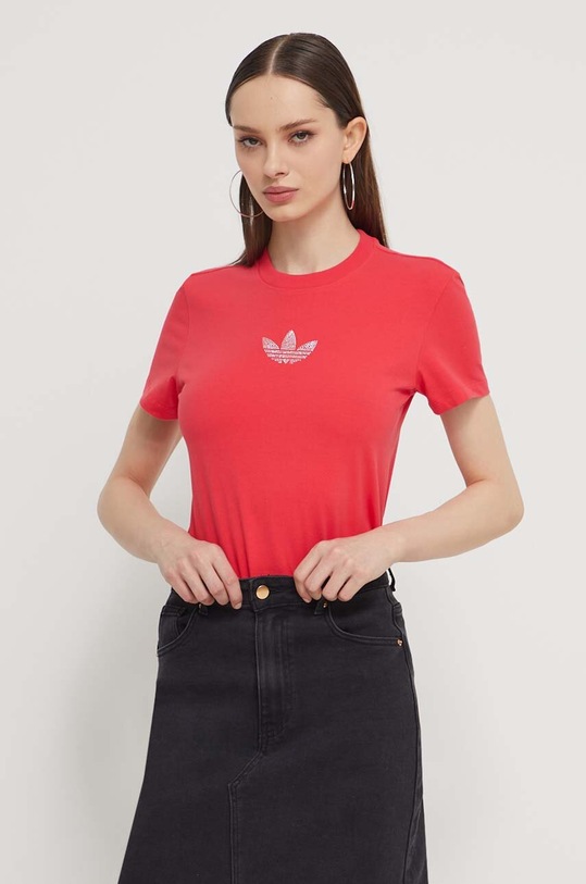 adidas Originals tricou rosu IS4596