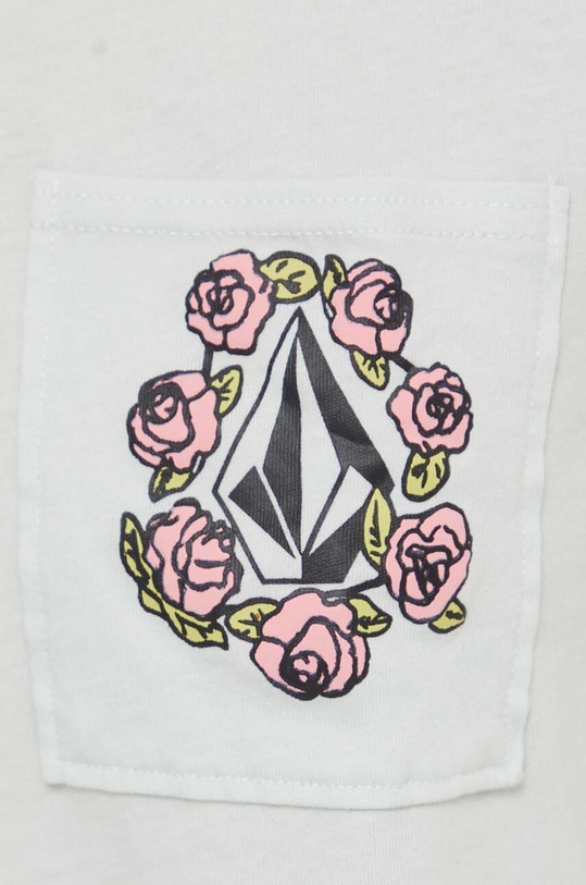 Bavlněné tričko Volcom B3512401 modrá