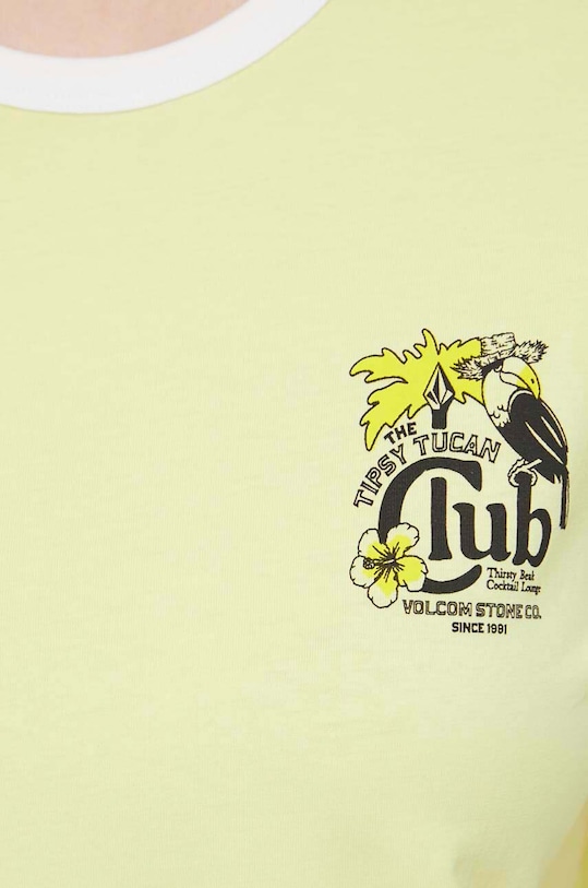 Bavlněné tričko Volcom B3512409