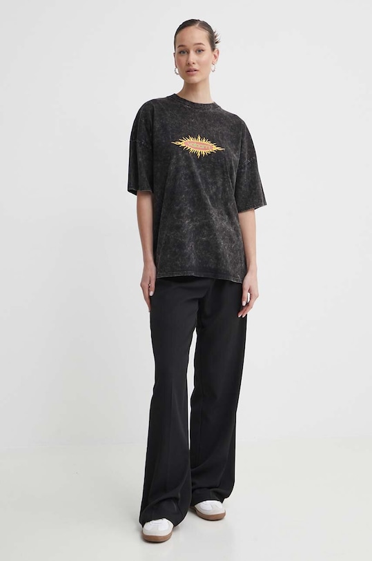Volcom tricou din bumbac B3512411 negru SS24
