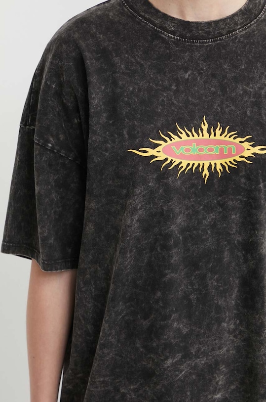 Volcom tricou din bumbac B3512411 negru