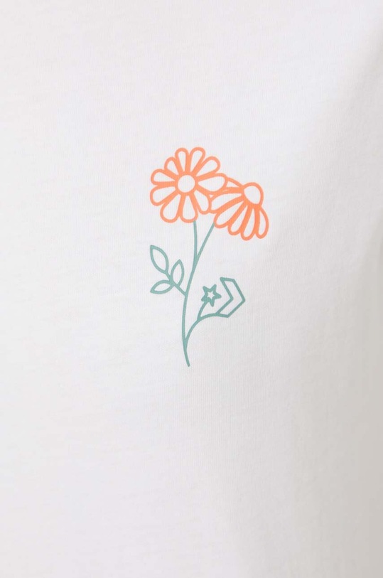 Converse tricou din bumbac 10026041.A01 alb