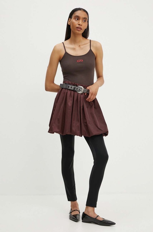 Résumé top AmberRS Strap Top 20191104 marrone AW24