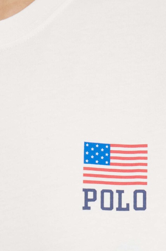 Бавовняний лонгслів Polo Ralph Lauren 211935596 бежевий
