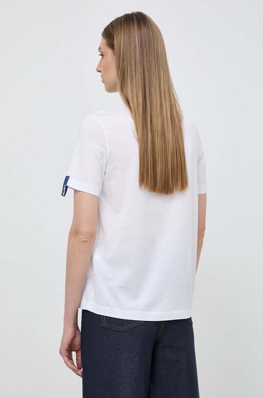 Odzież Max Mara Leisure t-shirt bawełniany 2416941108600 biały