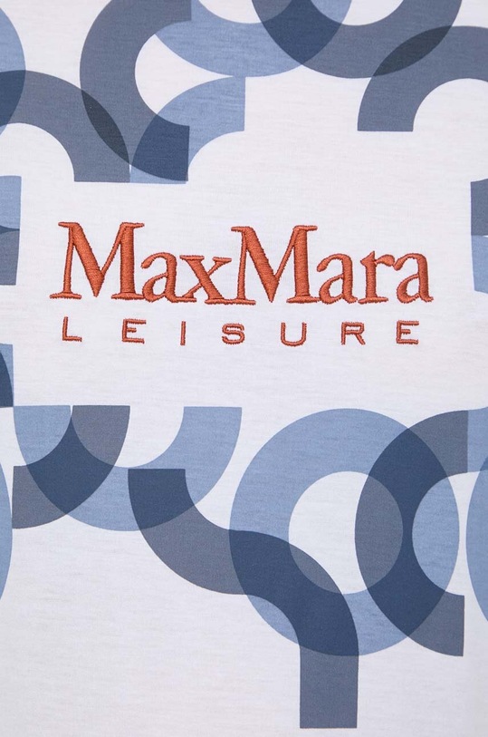 Max Mara Leisure tricou din bumbac 2416941108600 alb