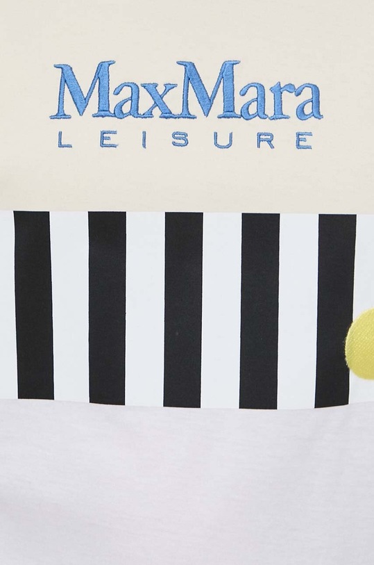 Max Mara Leisure pamut póló 2416971018600 fehér