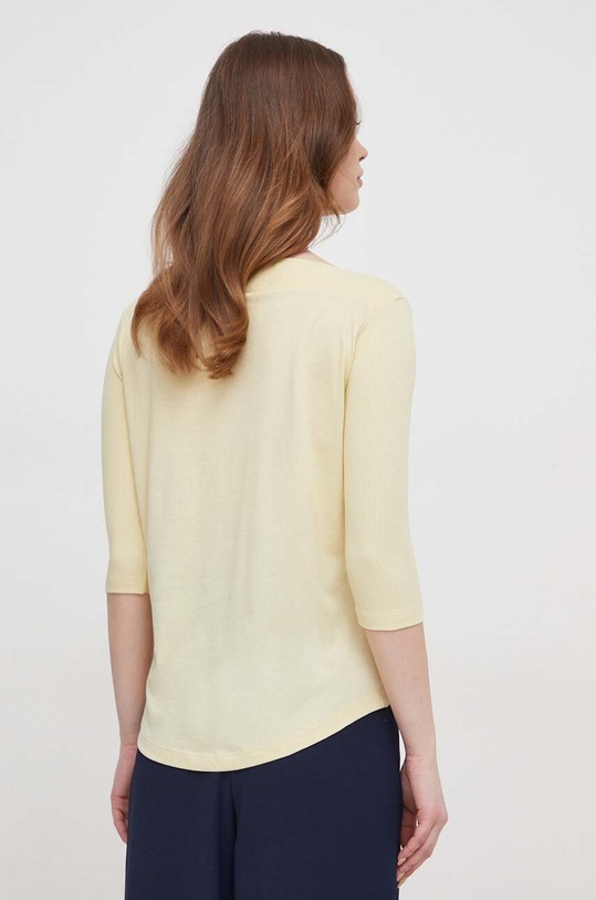 Abbigliamento Sisley t-shirt 3QU4L100M giallo