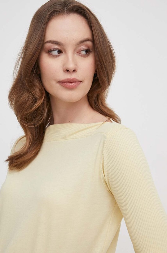 Sisley t-shirt giallo 3QU4L100M