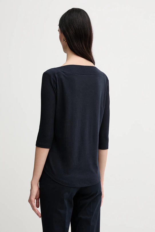 Дрехи Тениска Sisley 3QU4L100M тъмносин