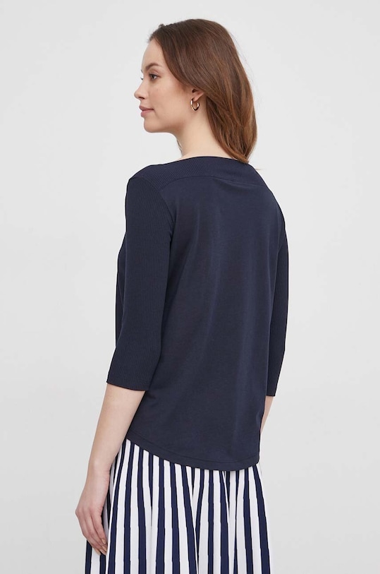 Ρούχα Μπλουζάκι Sisley 3QU4L100M σκούρο μπλε