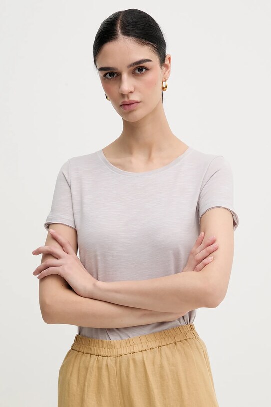 Футболка Sisley regular серый 3TNHL103L