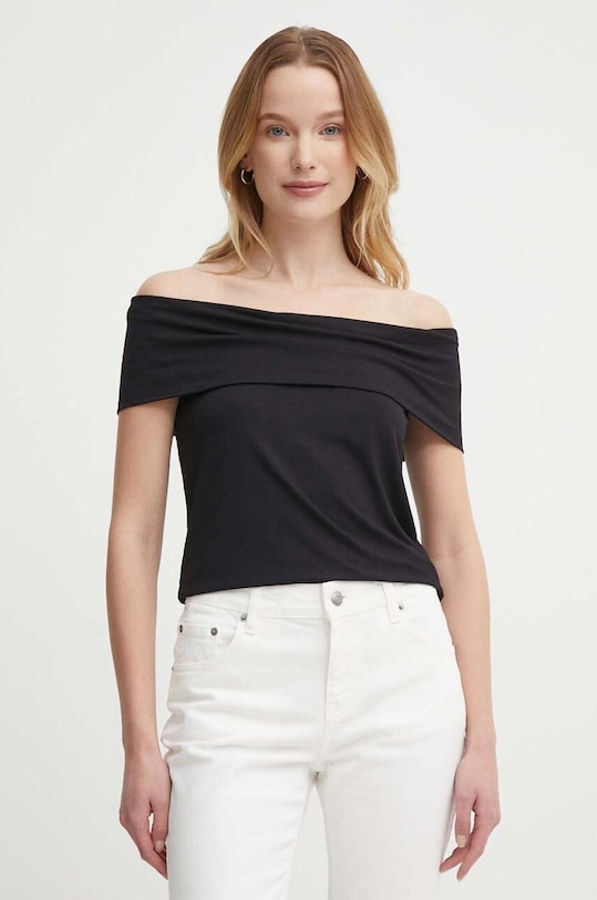 Top Sisley slim crna 33CALH00P