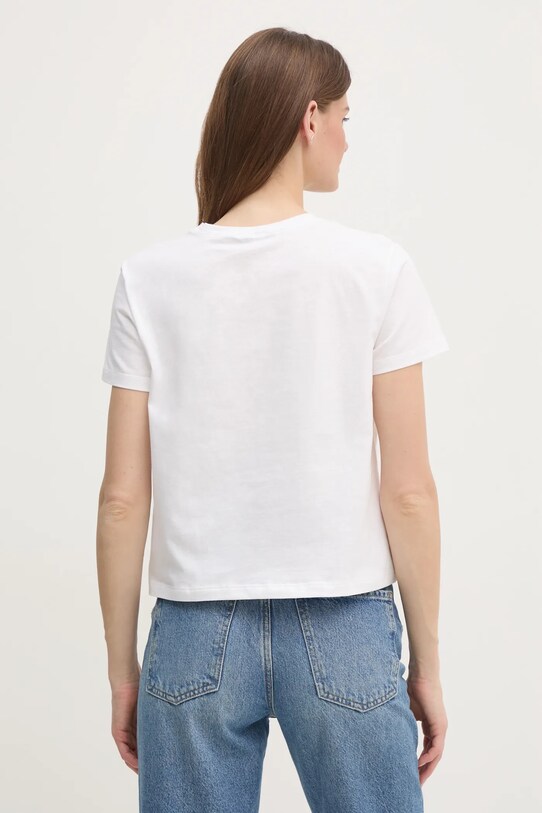 Одежда Хлопковая футболка Sisley 3I1XL101S бежевый