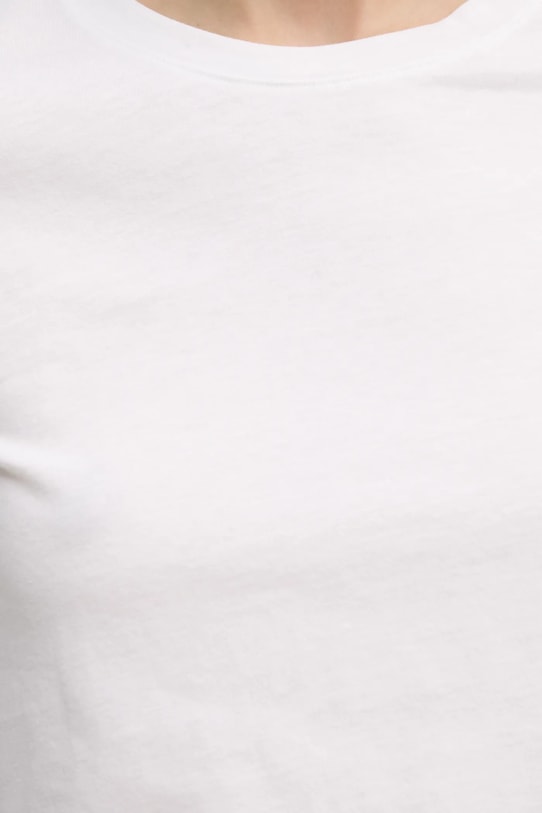 Pamučna majica Sisley 3I1XL101S krem