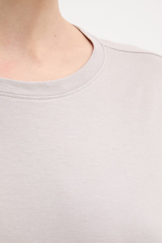 Sisley t-shirt bawełniany 3I1XL101S szary