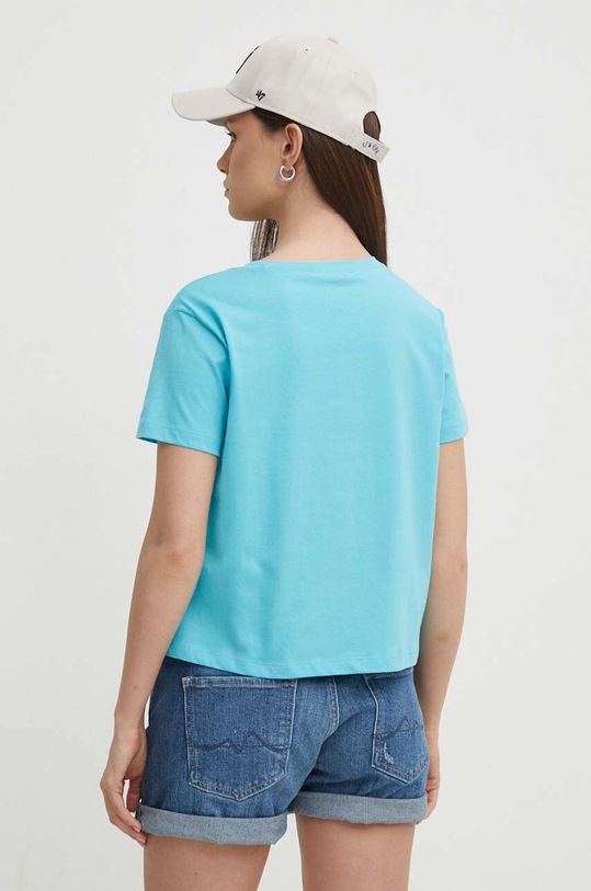 Odzież Sisley t-shirt bawełniany 3I1XL101S niebieski