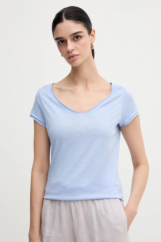 Sisley t-shirt blu 3TNHL400E