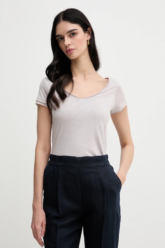 Футболка Sisley regular серый 3TNHL400E